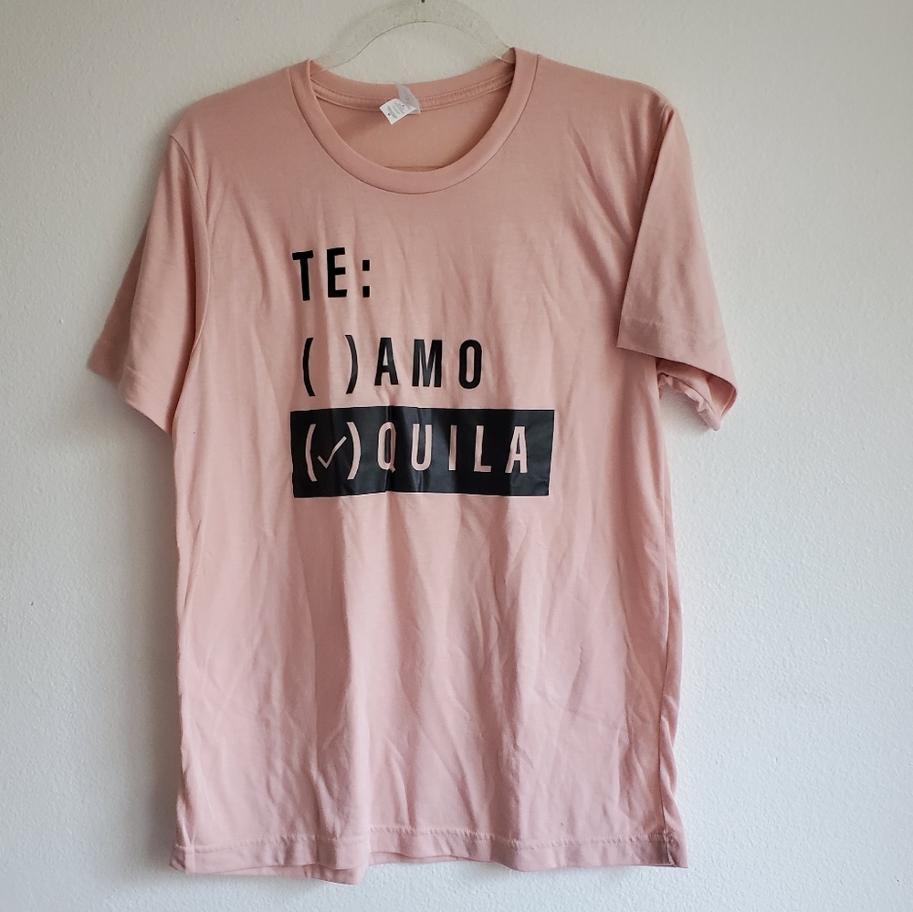 Pink blush canvas shirt size M